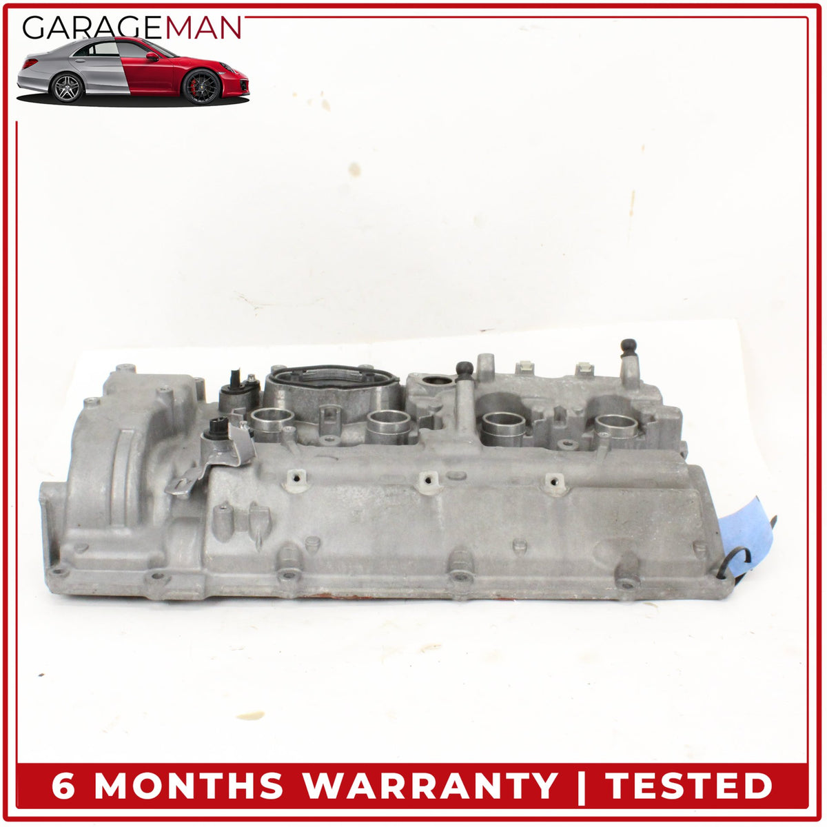 2013-2019 BMW 650i F06 Sedan Engine Left Side Cylinder Head Valve Cover 7636612 OEM