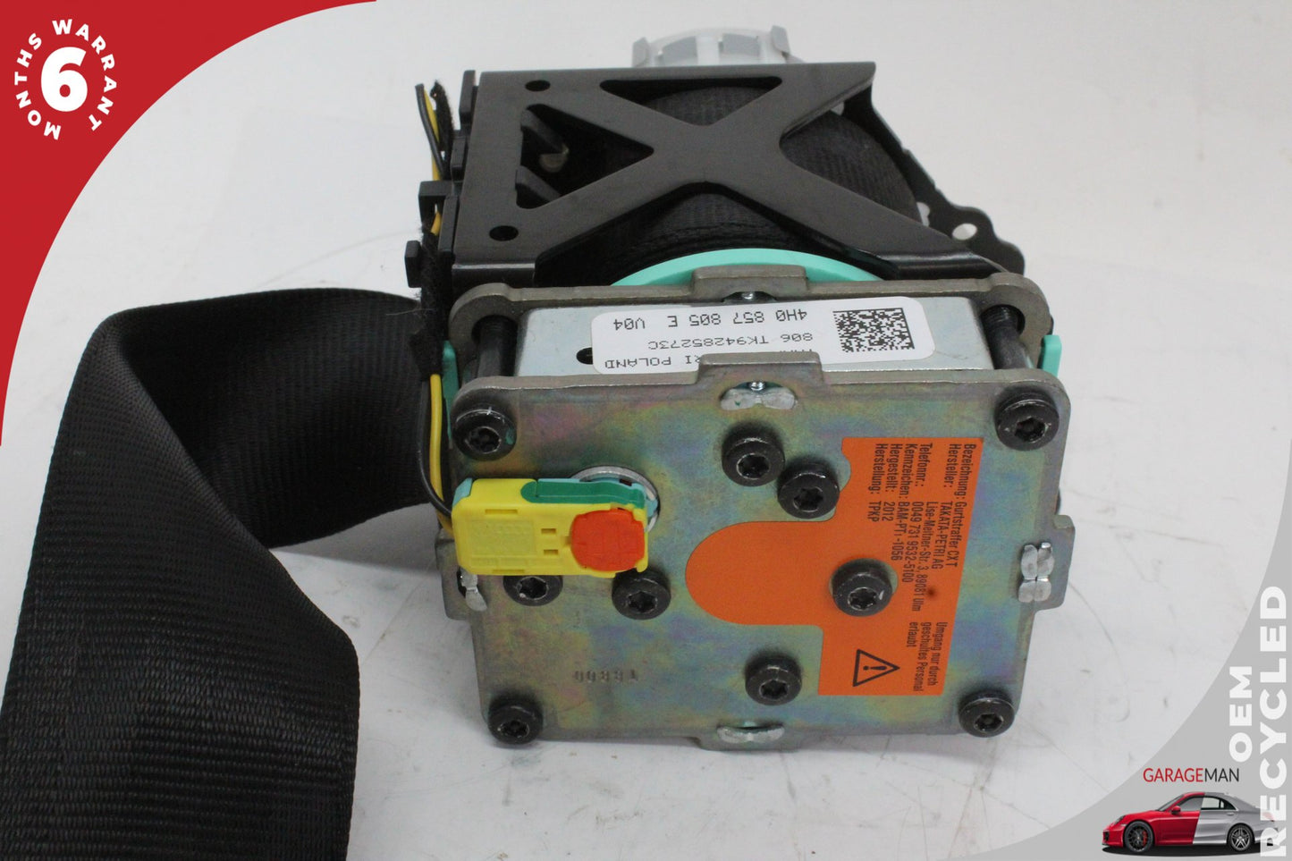 2011-2018 Audi A8 S8 Rear Left or Right Side Seat Belt Retractor 4H0857805E OEM