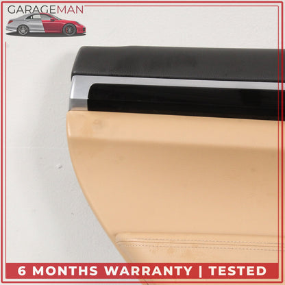 2011-2018 Porsche Cayenne 958 Rear Left Side Door Trim Cover Panel Beige OEM