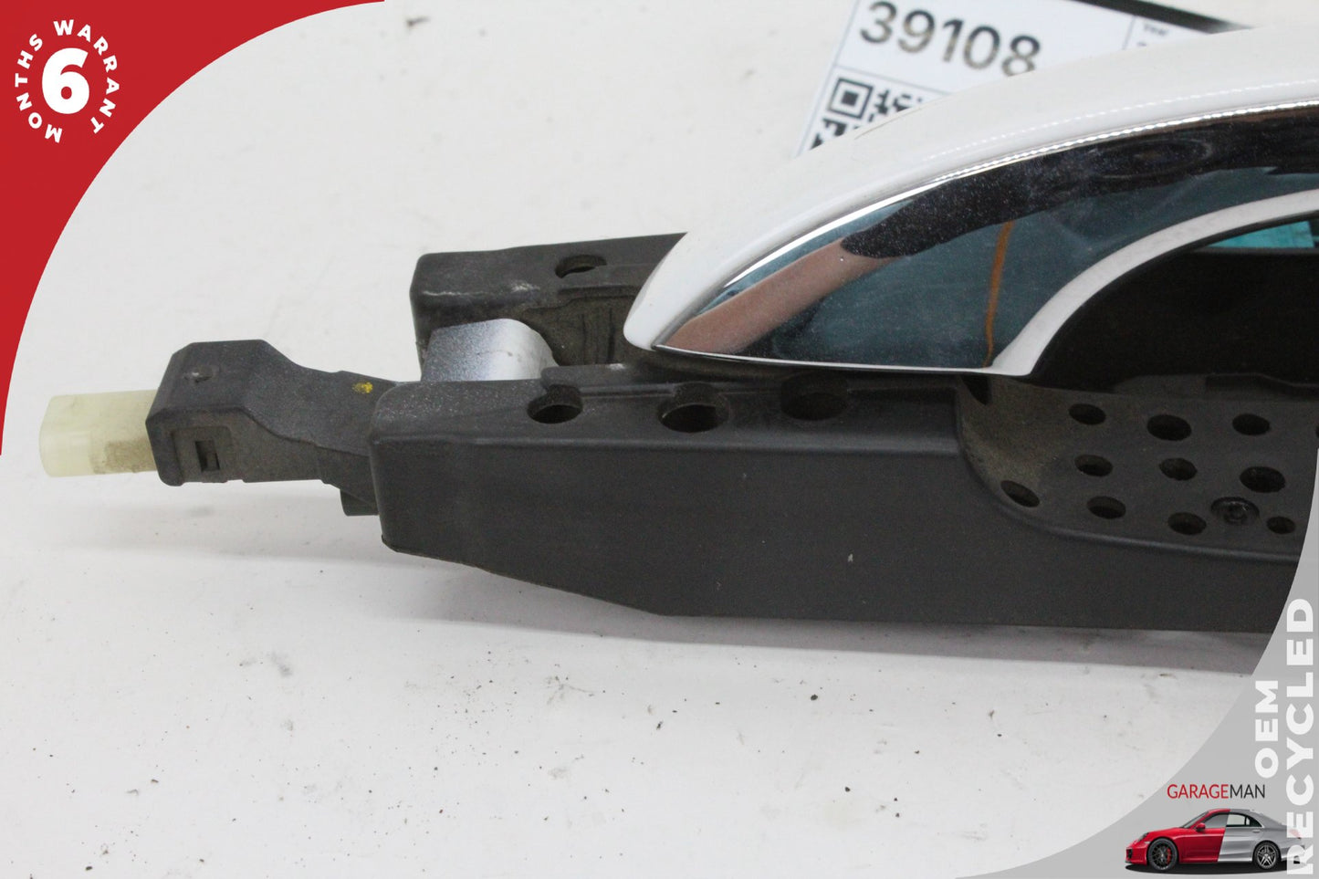 2012-2018 Audi A7 Right Passenger Side Exterior Door Handle White 4H0837886 OEM