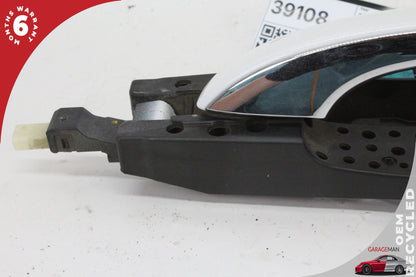 2012-2018 Audi A7 Right Passenger Side Exterior Door Handle White 4H0837886 OEM