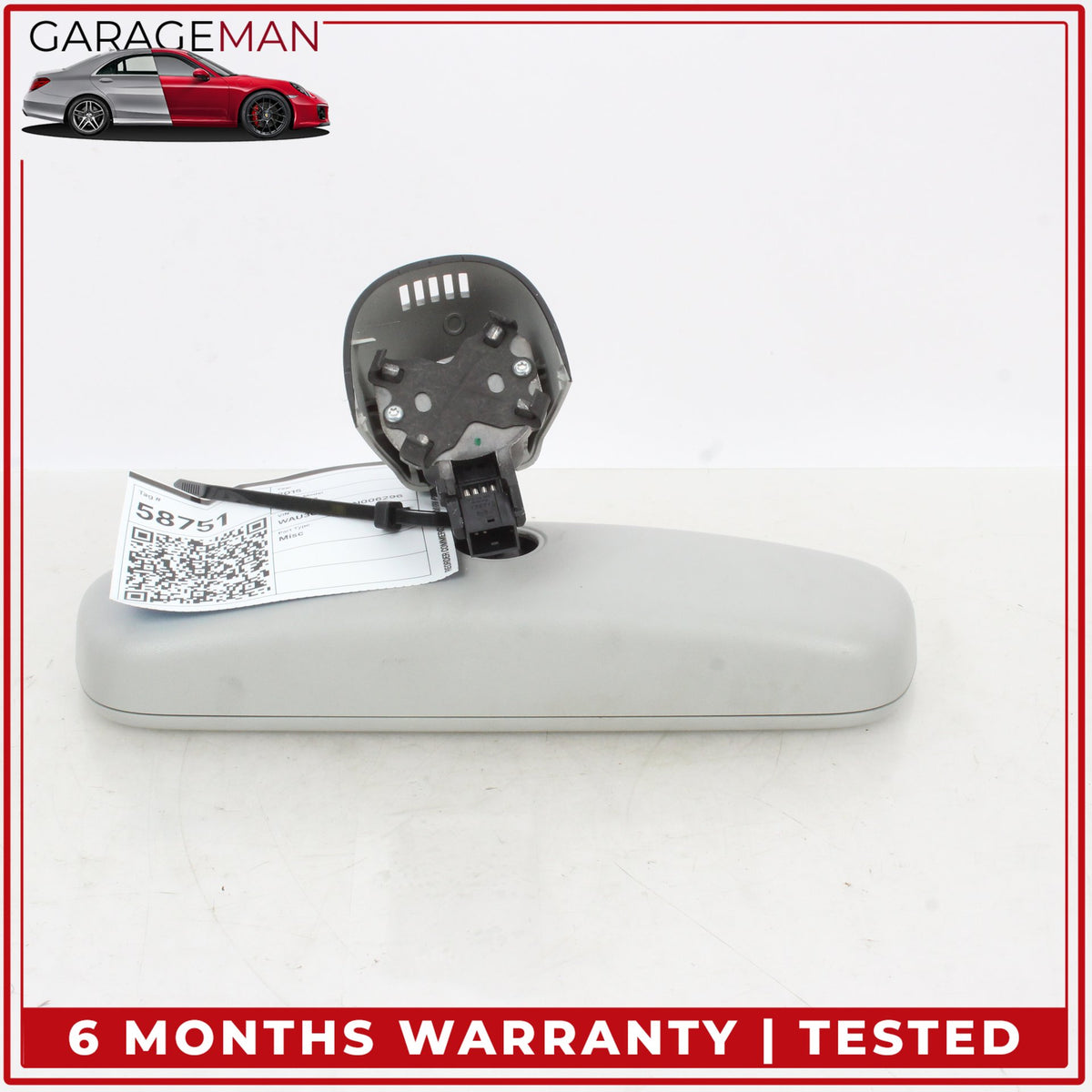 2013-2018 Audi A8 S8 A4 A5 S4 S5 Q5 SQ5 Auto Dimming Rear View Mirror Gray OEM