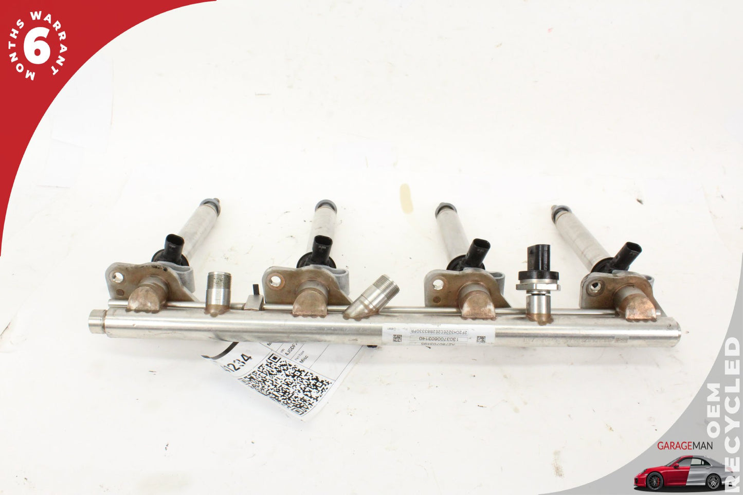 2011-2018 Mercedes X166 GL450 Fuel Injection Rail Line w/ Injectors Right Side