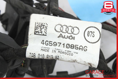 2012-2018 Audi A6 Rear Bumper Parking Sensor w/ Wire Harness 4G5971085AG OEM