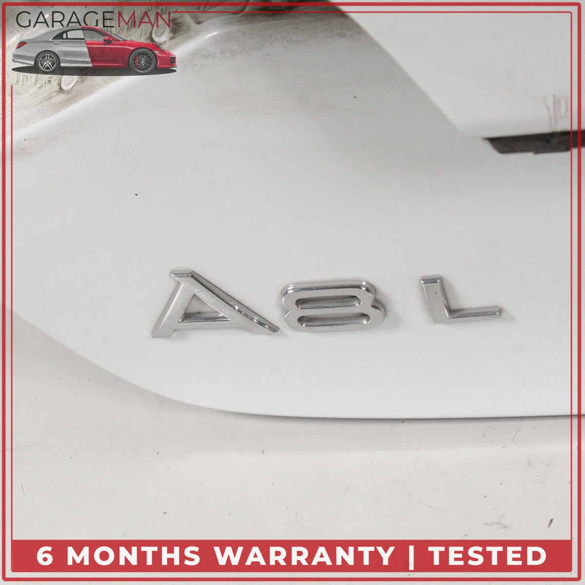 2015-2018 Audi A8 S8 Rear Tailgate Trunk Lid Panel Glacier White Metallic OEM