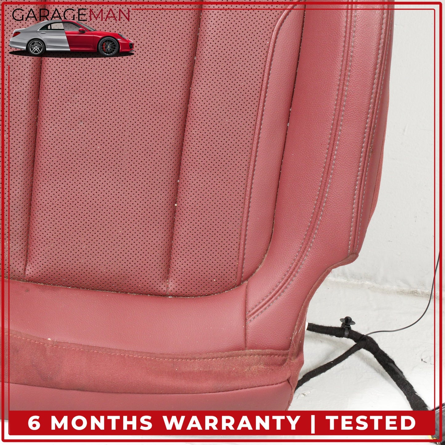 2019-2025 BMW 330i Front Right Passenger Side Lower Bottom Seat Cushion Red OEM