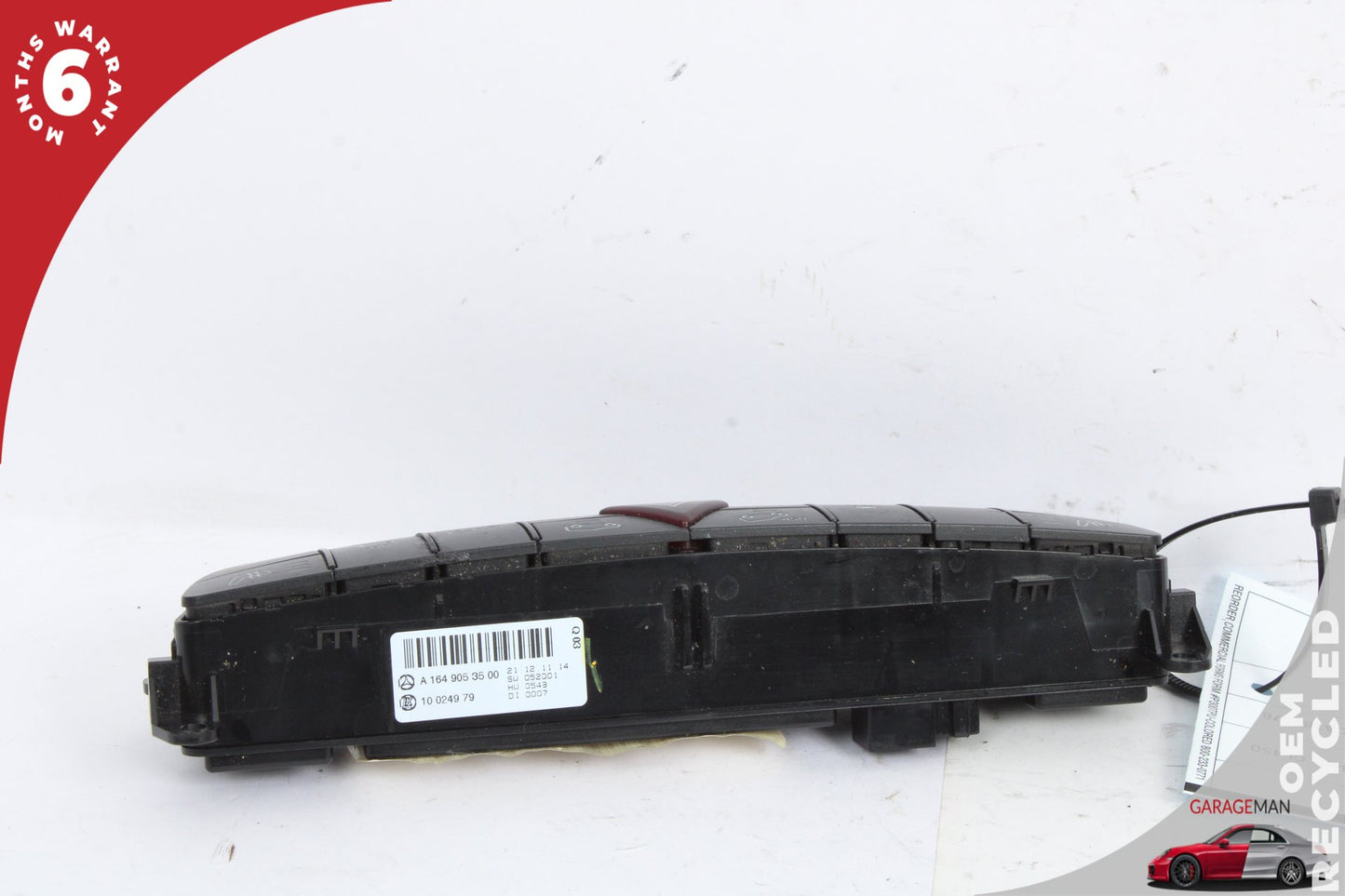 2006-2012 Mercedes X164 GL450 Hazard Switch Control Panel 1649053500 OEM