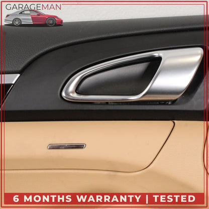 2011-2018 Porsche Cayenne 958 Rear Left Side Door Trim Cover Panel Beige OEM