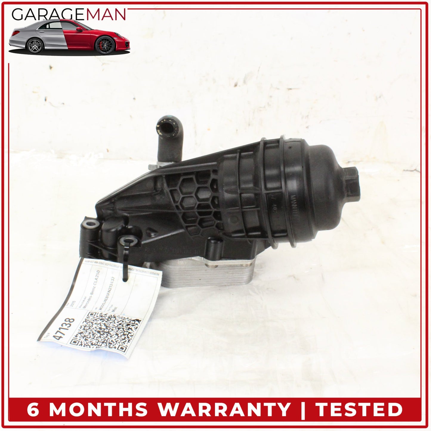 2014-2023 Mercedes W117 CLA250 A220 Oil Filter Cooler Housing 2701800500 OEM