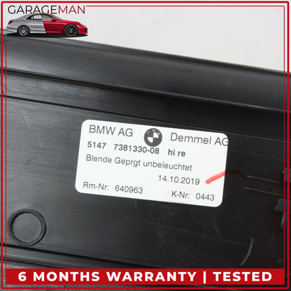 2017-2023 BMW 530e G30 Front and Rear Door Sill Scuff Plate Trim Set of 4 OEM