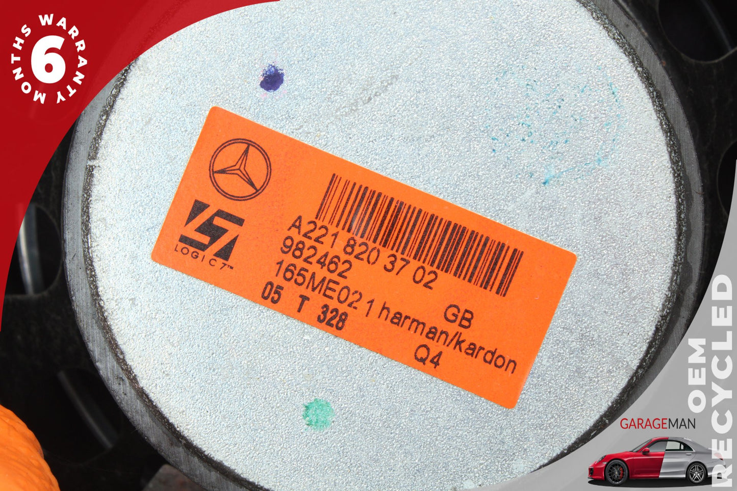 2007-2009 Mercedes W221 S550 Rear Left and Right Side Door Speaker 2218203702