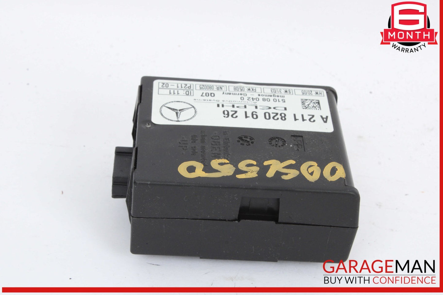 2000-2012 Mercedes SL550 R230 Anti Theft Alarm Control Module 2118209126