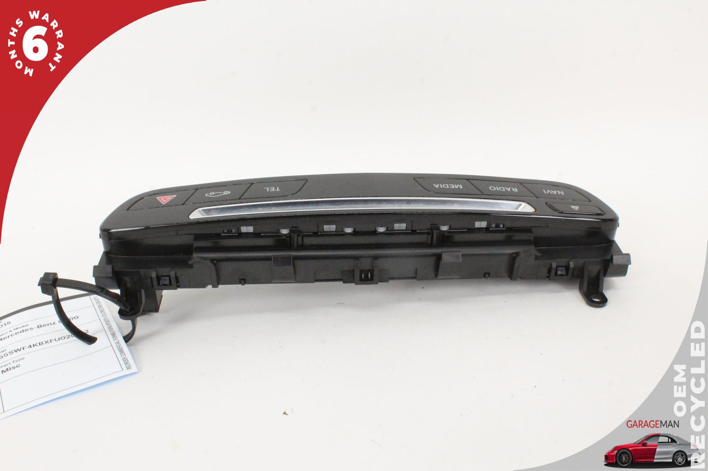2015-2019 Mercedes W205 C300 Center Dash Hazard Control Switch 2059055201 OEM