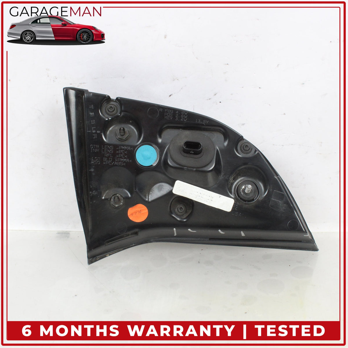 2017-2023 Tesla Model 3 Rear Right Passenger Side Inner Tail Light Lamp OEM