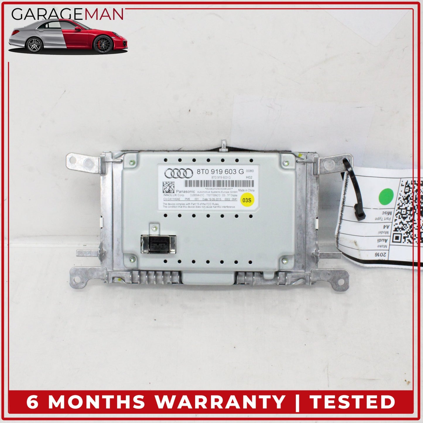 2009-2016 Audi A4 A5 S4 S5 Q5 Front Center Dashboard Display Screen Monitor OEM