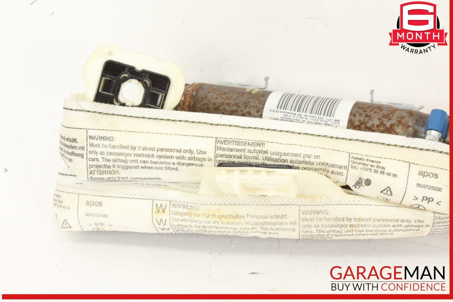 08-14 Mercedes W204 C300 C250 Left Driver Side Roof Curtain Airbag Air Bag OEM