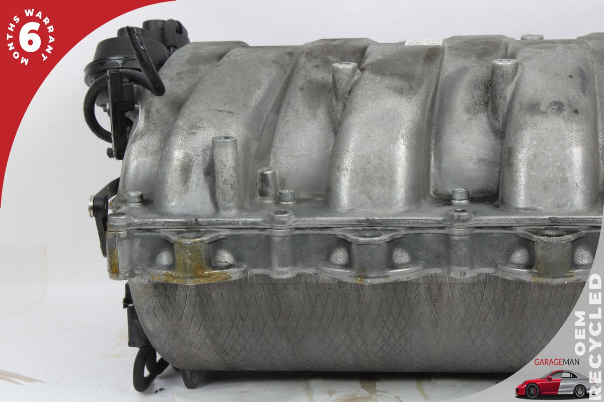 2007-2012 Mercedes W221 S550 Engine Intake Manifold w/ Mass Air Flow Sensor OEM