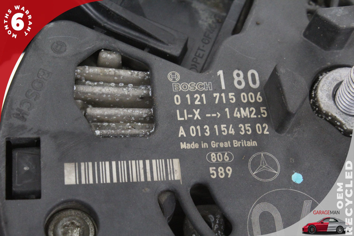 2006-2012 Mercedes X164 GL450 R350 E550 Alternator Generator 0131545602 OEM