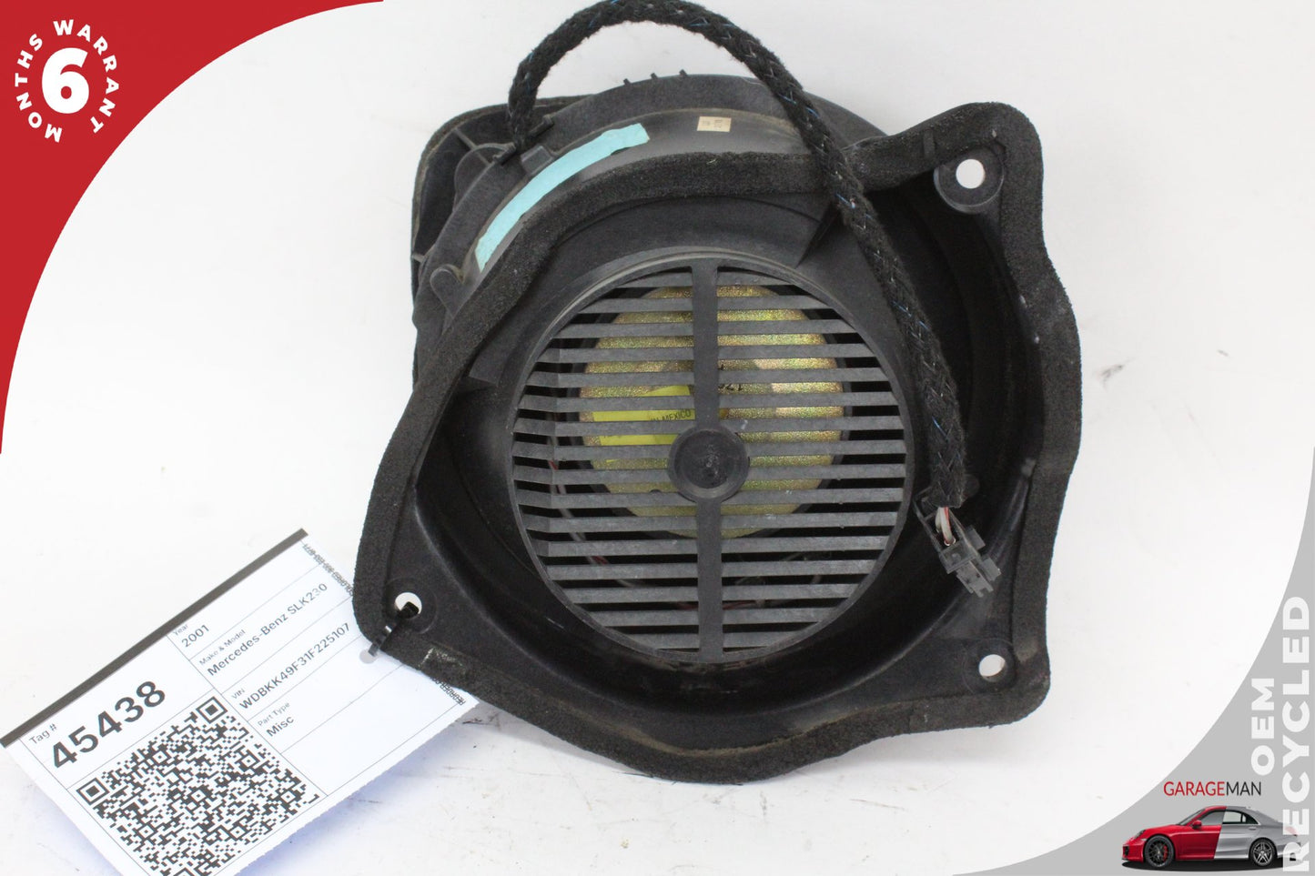 1997-2004 Mercedes-Benz SLK230 R170 Convertible Front Left or Right Door Audio Sound Speaker 1708202802 OEM