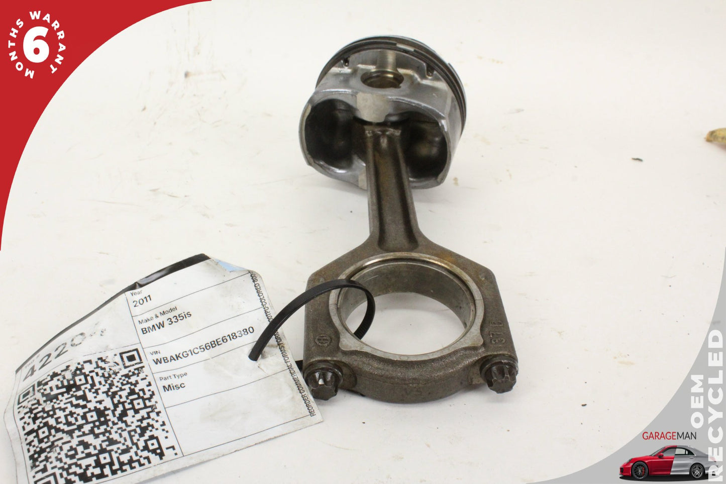 2007-2013 BMW 335is 135i 535i Engine Piston &amp; Connecting Rod 8497B OEM