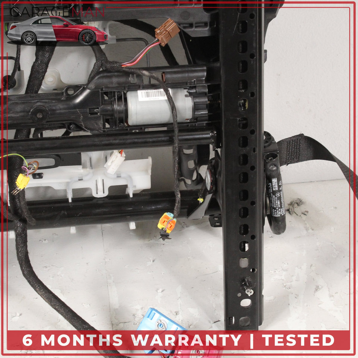 2015-2023 Mercedes W213 E300 Front Left Seat Track Frame Rail w/ Motors OEM