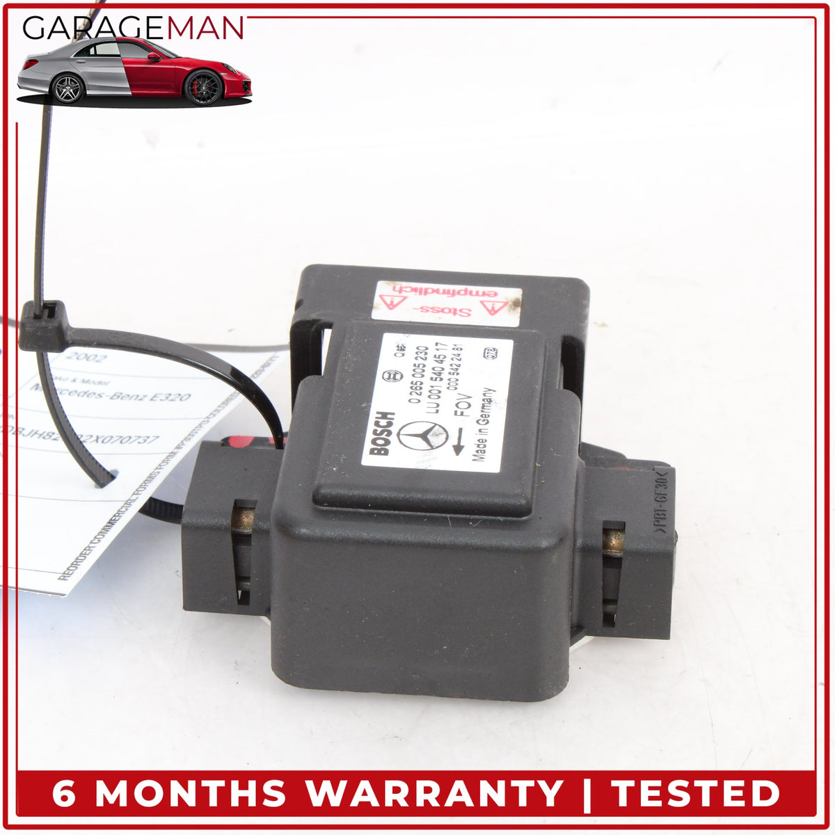 1998-2003 Mercedes W210 E320 Wagon Yaw Acceleration Rate Sensor 0015404517 OEM