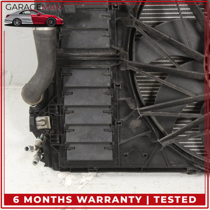 2010-2016 Porsche Panamera 970 Engine Cooling Radiator AC A/C Condenser OEM