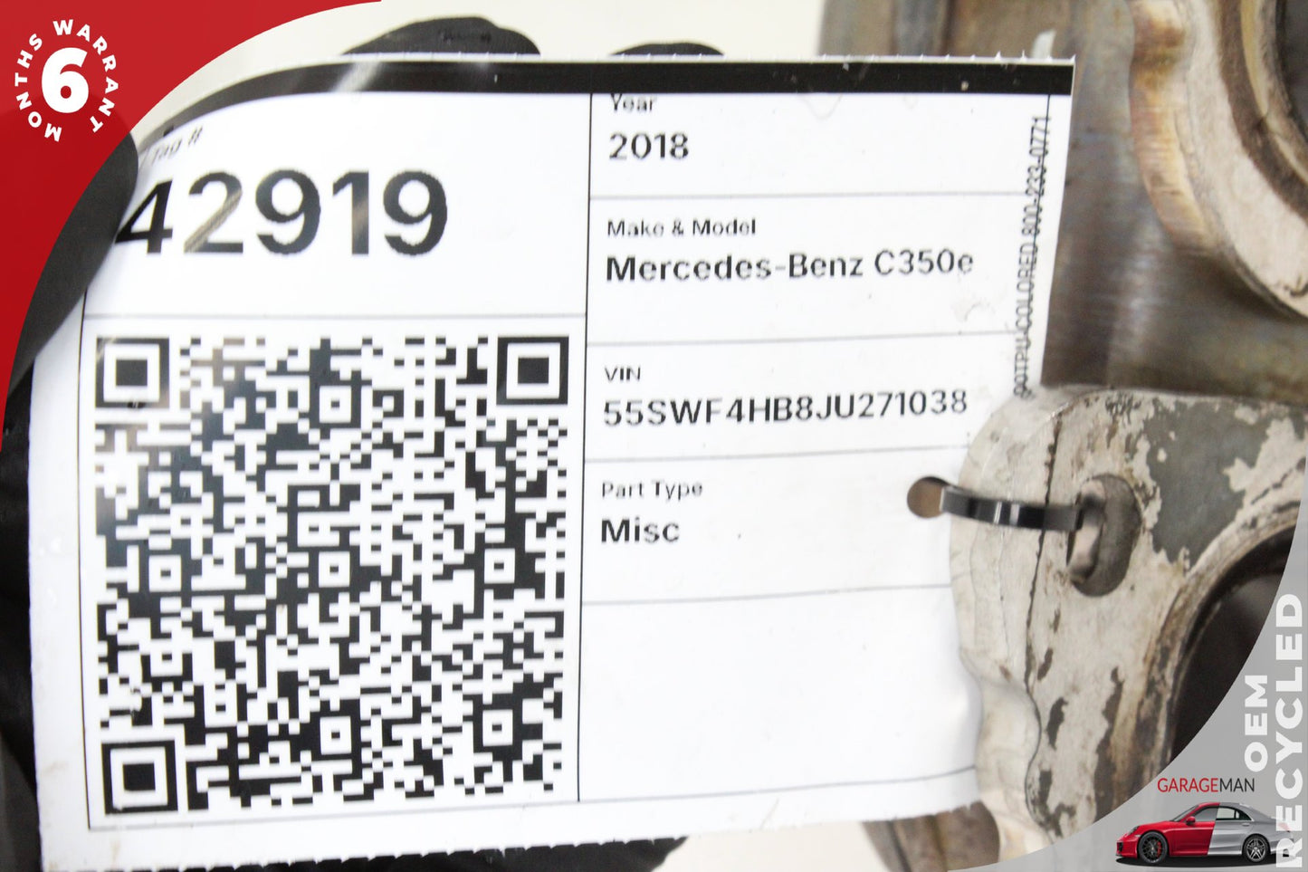 2015-2020 Mercedes-Benz C350e W205 Sedan Turbocharger 2740903580
