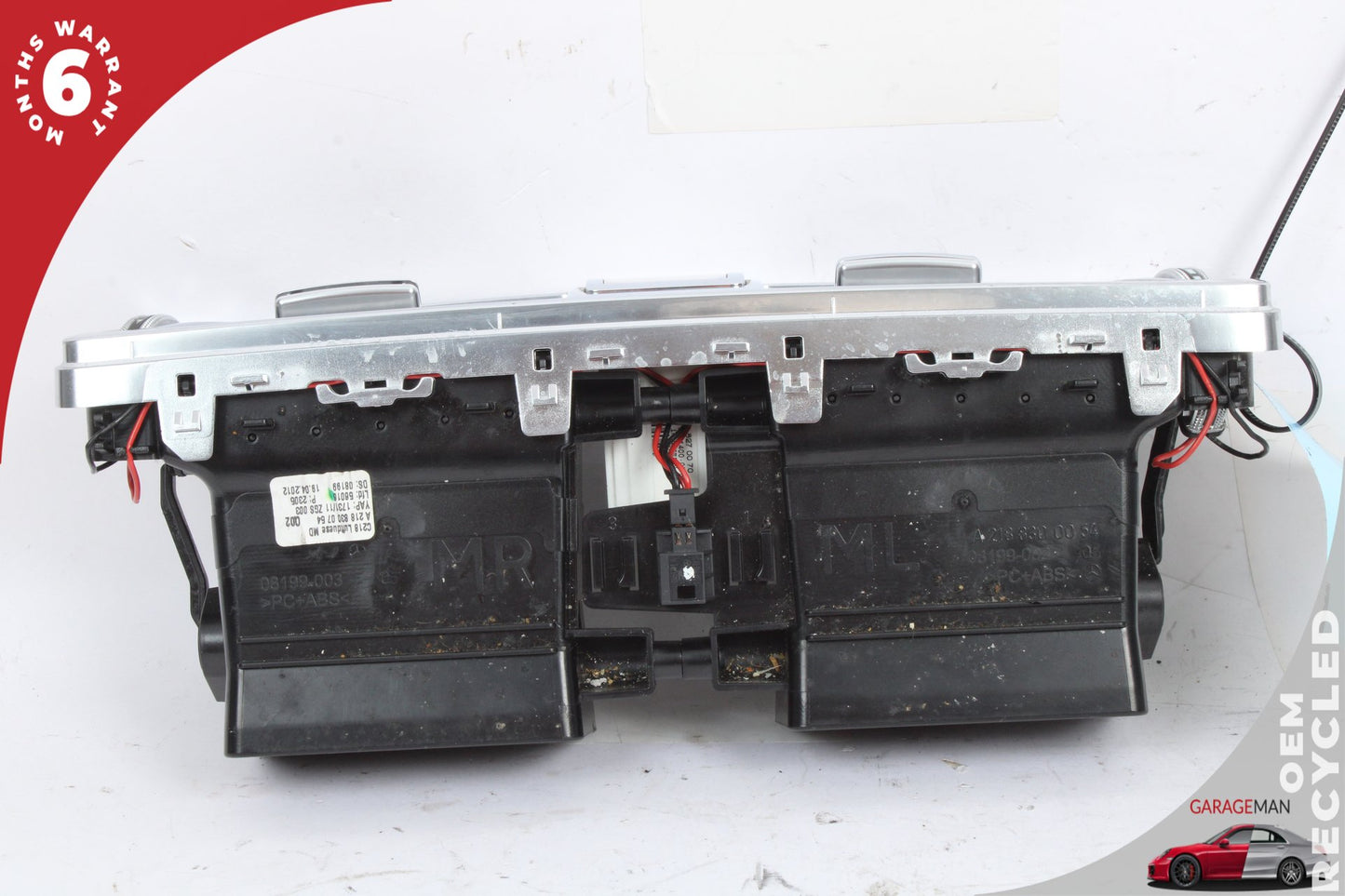2012-2018 Mercedes W218 CLS550 Center Dash Air AC A/C Heater Vent w/ Clock OEM