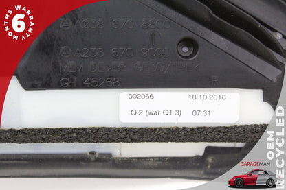 2018-2023 Mercedes W238 E450 E400 Coupe Rear Right Side Quarter Window Glass OEM