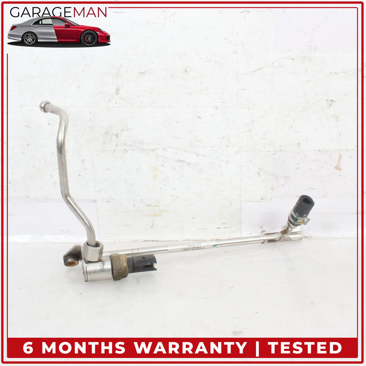 2007-2015 Audi Q7 4L 3.0L High Pressure Fuel Gas Line Pipe Hose 06E127509R OEM