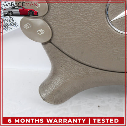 2003-2012 Mercedes R230 SL500 Front Left Steering Wheel Airbag Air Bag Beige OEM