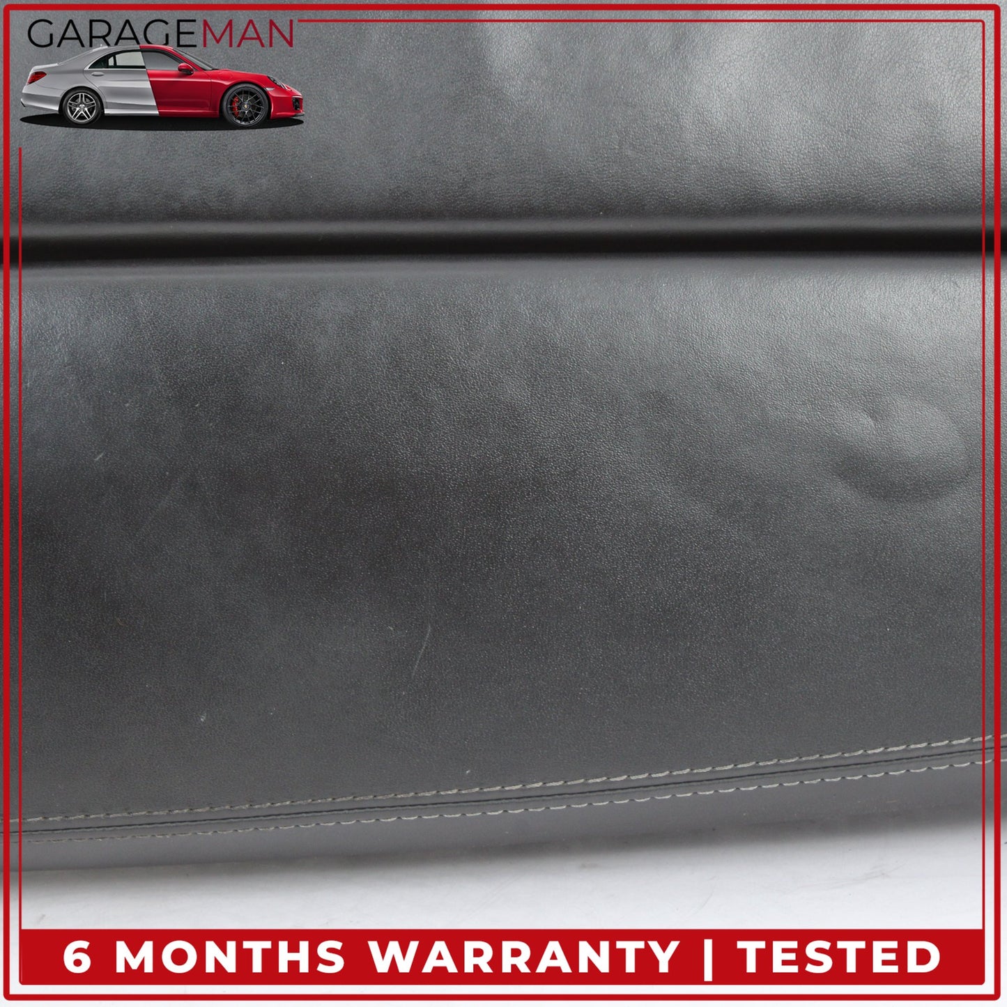 2012-2019 BMW 650i F06 Front Center Armrest Lid Cover Black Nappa Leather OEM