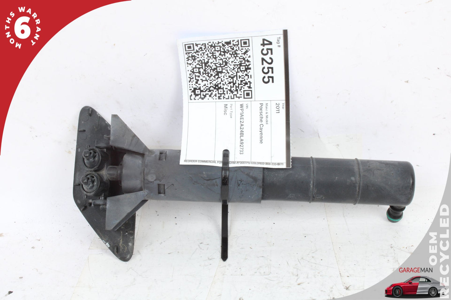 2011-2014 Porsche Cayenne 958 Front Left Side Head Light Washer Nozzle Pump OEM