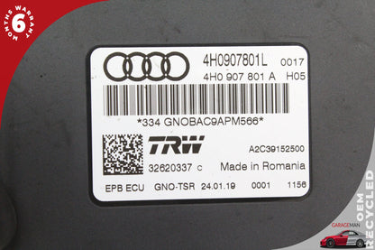 12-18 Audi A6 C7 Sedan Electronic Parking Brake Control Module 4H0907801L