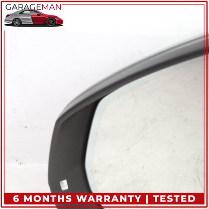 2017-2019 Audi Q7 Front Left Door Rear View Mirror w/ Camera Silver Metallic OEM