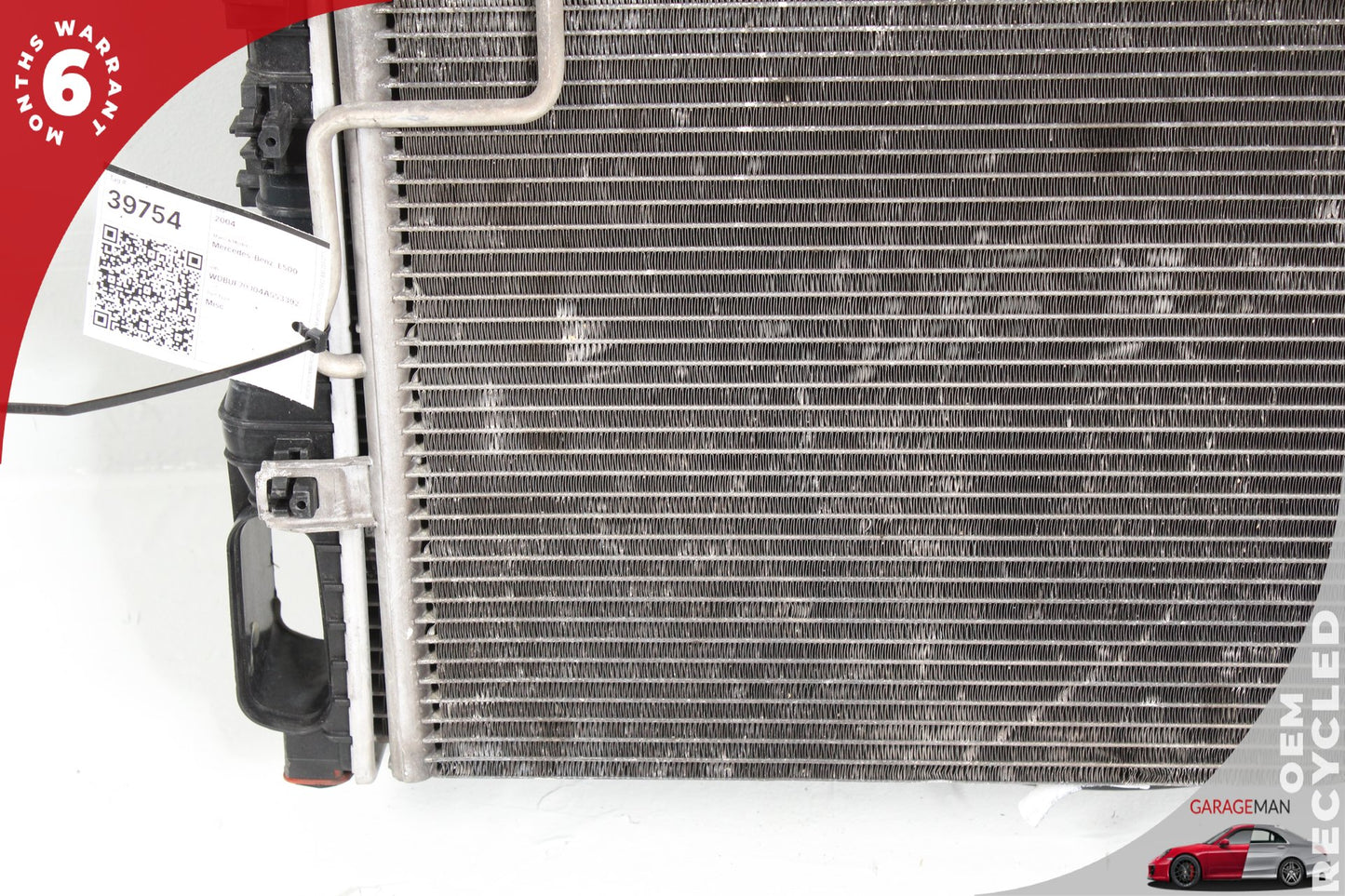2003-2009 Mercedes-Benz E500 W211 Sedan Engine Cooling Radiator AC A/C Condenser Assembly 2115001154 OEM