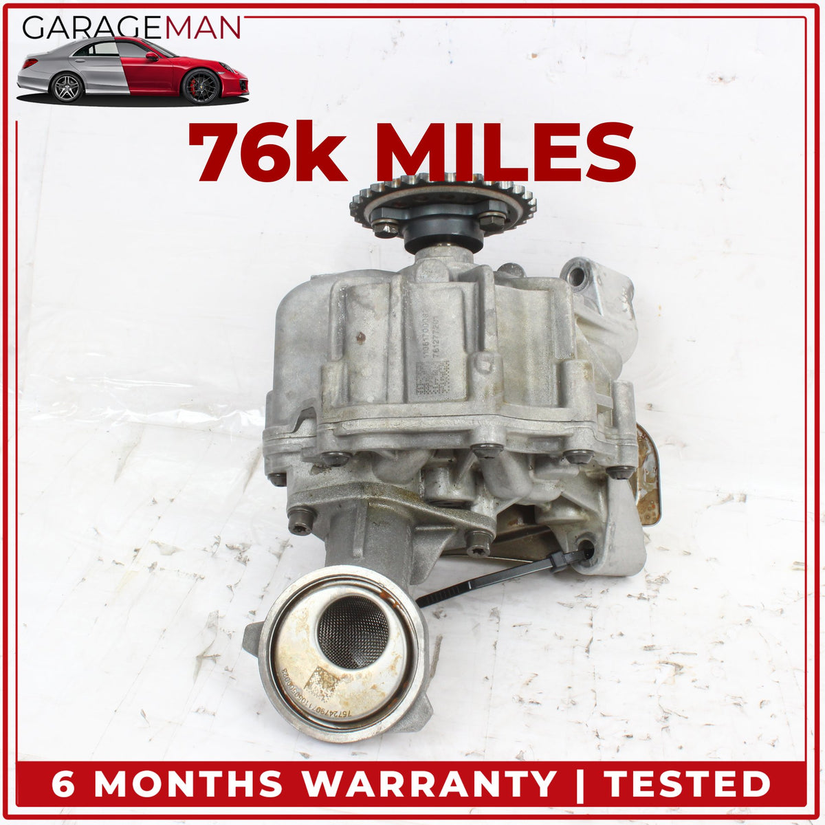 2008-2019 BMW 650i X5 X6 4.4L V8 N63 Engine Motor Oil Pump Assembly 7612772 OEM
