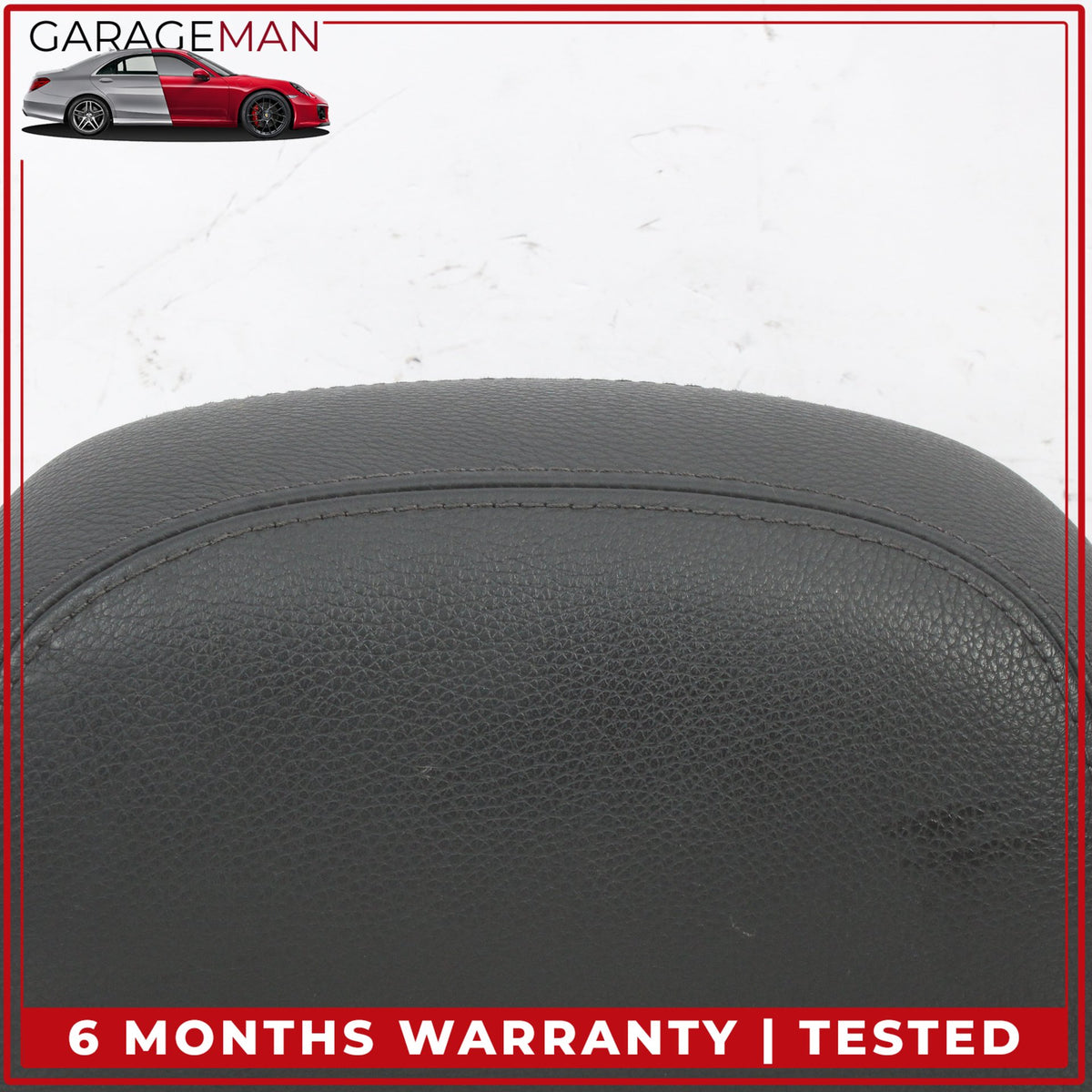 2004-2007 BMW 650i E64 RWD Front Left & Right Headrest Black OEM