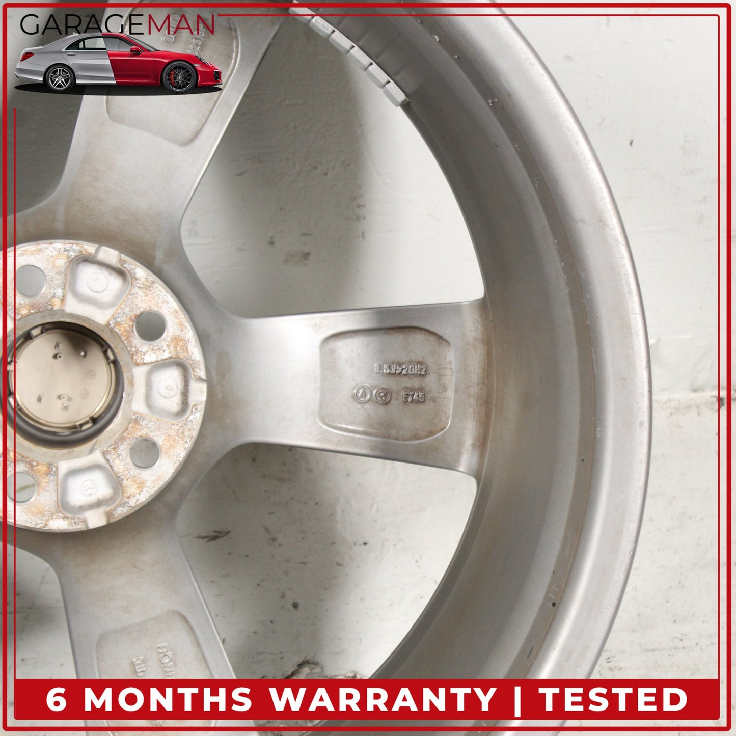 2012-2018 Audi A6 S6 Front or Rear Side 5 Spoke Wheel Rim 8.5JX20H2 ET45 OEM