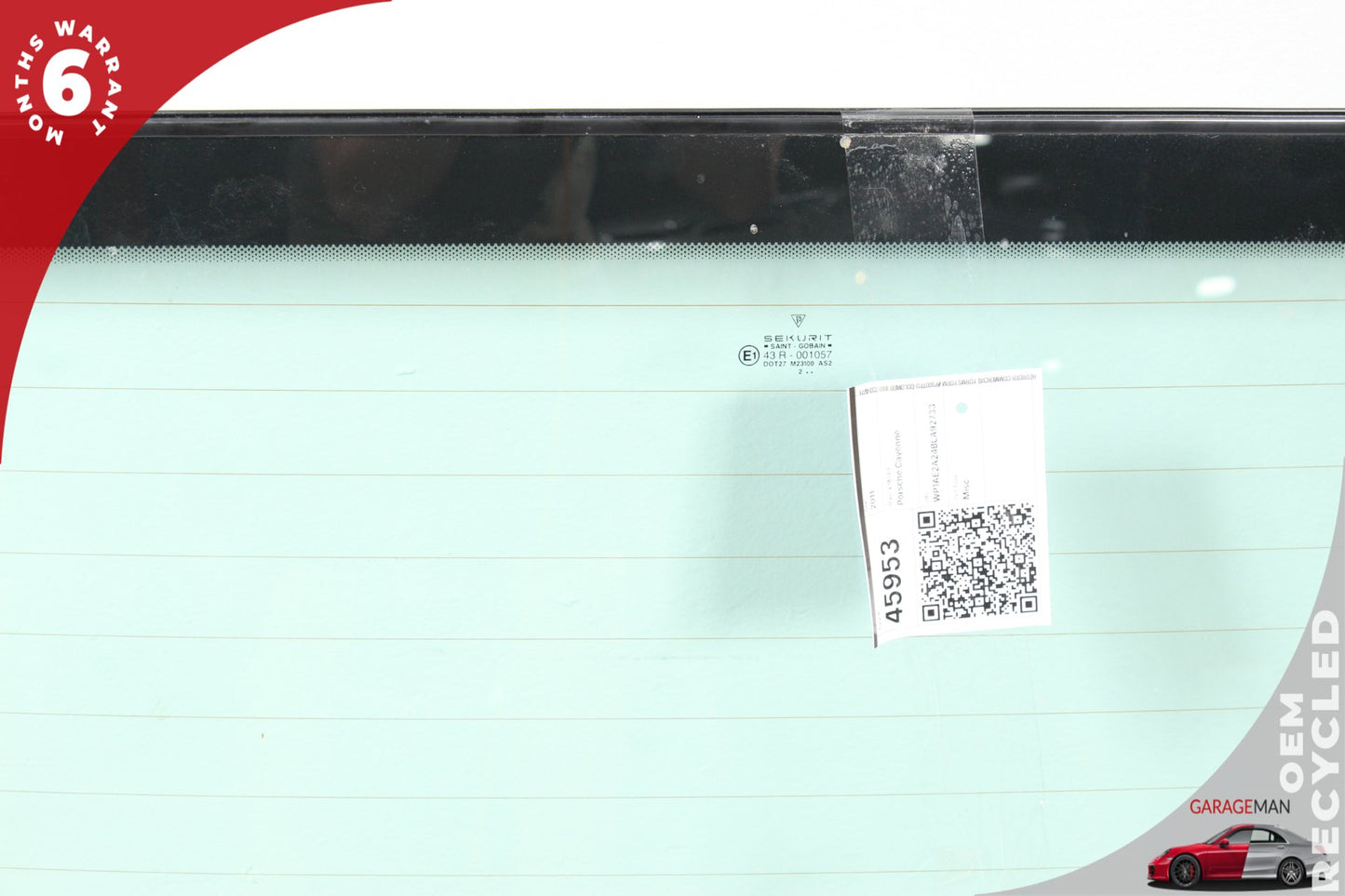 1997-2004 Porsche 911 Carrera 996 Rear Window Back Glass 99654590103