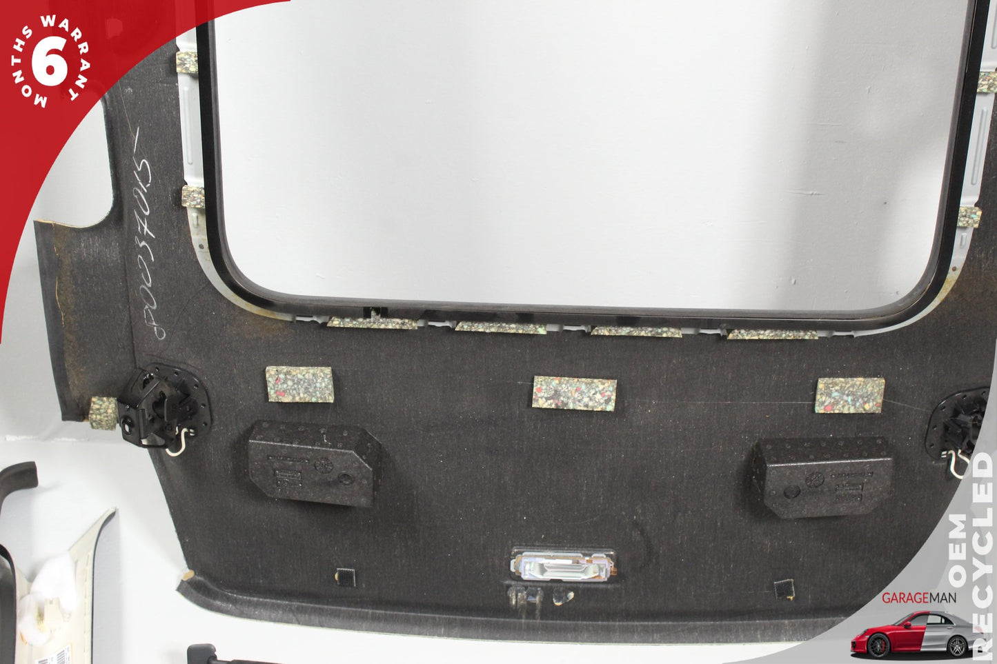 2011-2014 Porsche Cayenne 92A Headliner Pillar Trim Panel Cover Set Black 95855552402