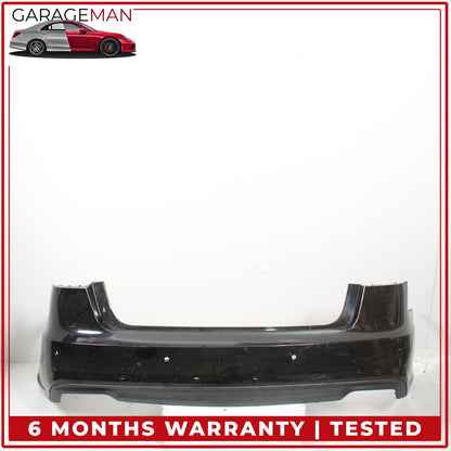 2016-2018 Audi A6 C7 Rear Bumper Cover Assembly Black 4G5807067K OEM
