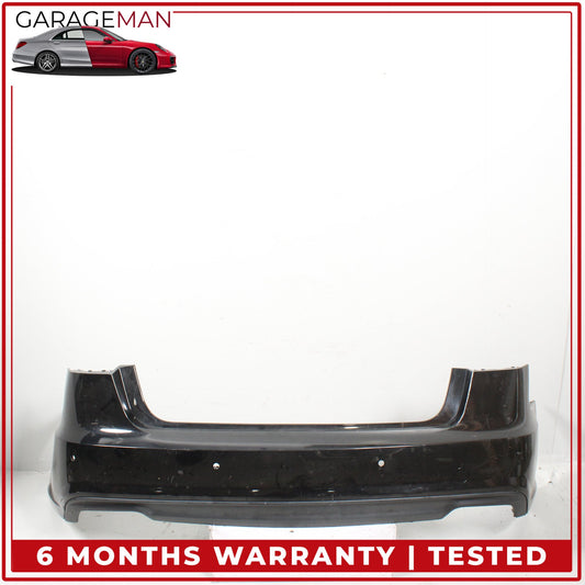 2016-2018 Audi A6 C7 Rear Bumper Cover Assembly Black 4G5807067K OEM