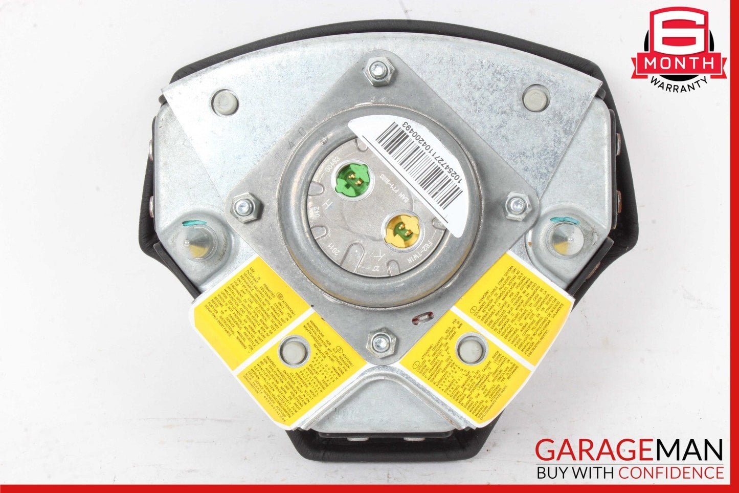 03-13 Maserati Quattroporte M139 Steering Wheel Airbag Black OEM