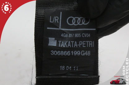 2012-2018 Audi A7 A6 Rear Left or Right Side Seat Belt Black 4G8857805C OEM