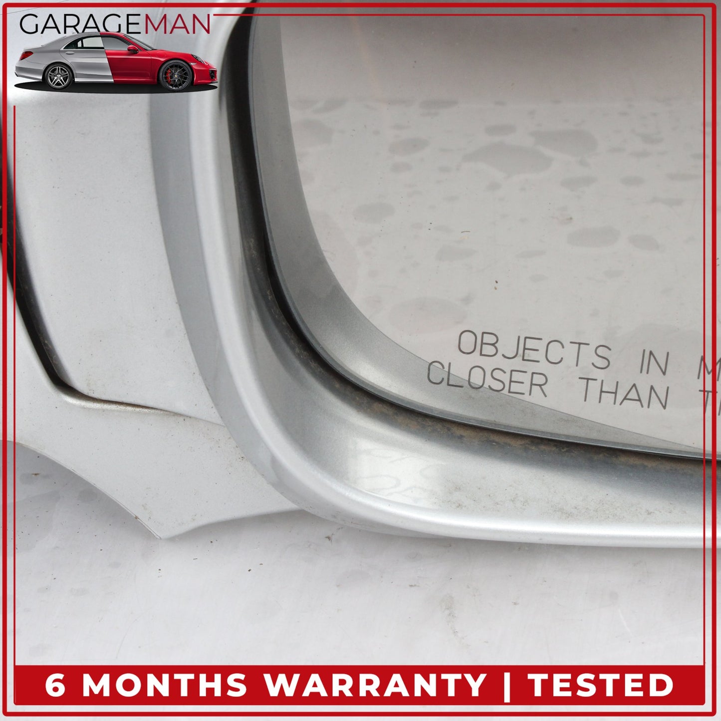 2001-2004 Mercedes R170 SLK320 Right Door Rear View Mirror Silver Metallic OEM