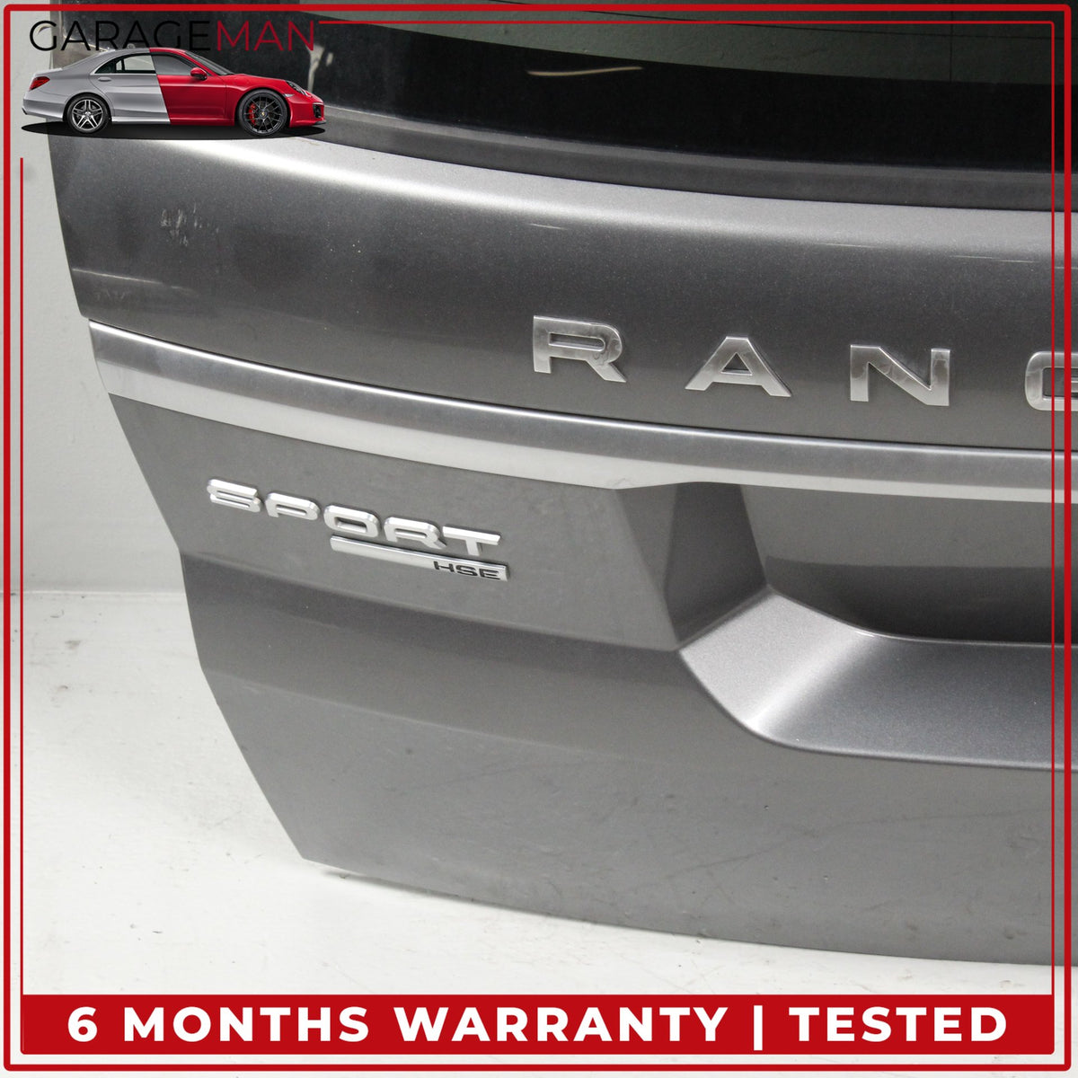 2014-2022 LR Range Rover Sport L494 Trunk Lid Liftgate Hatch Shell Gray OEM