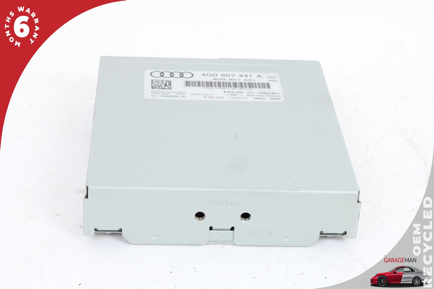 12-18 Audi A6 C7 Sedan Rear Trunk Camera Control Module 4G0907441A Genuine