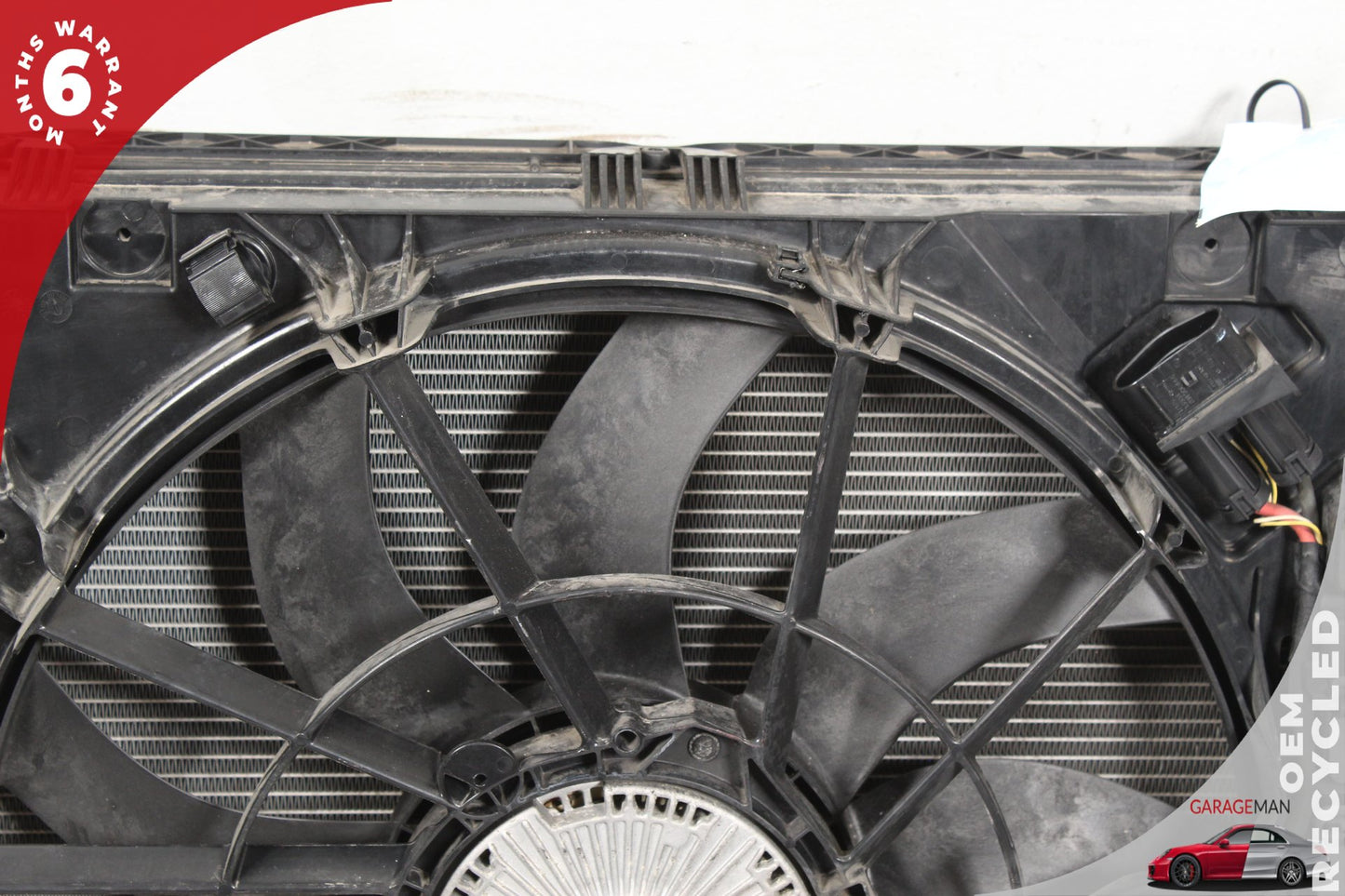 2011-2018 Porsche Cayenne 958 Engine Radiator A/C Condenser Cooler w/ Fan Motor